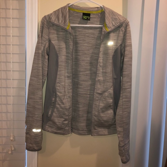 ⚡️KOPPEN Yoga Jacket Zip Up Gray XS Gym Athleisure - Picture 8 of 11